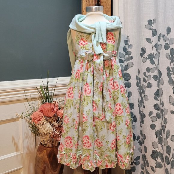 Vintage Laura Ashley London Fit and Flare Dress - Picture 7 of 15